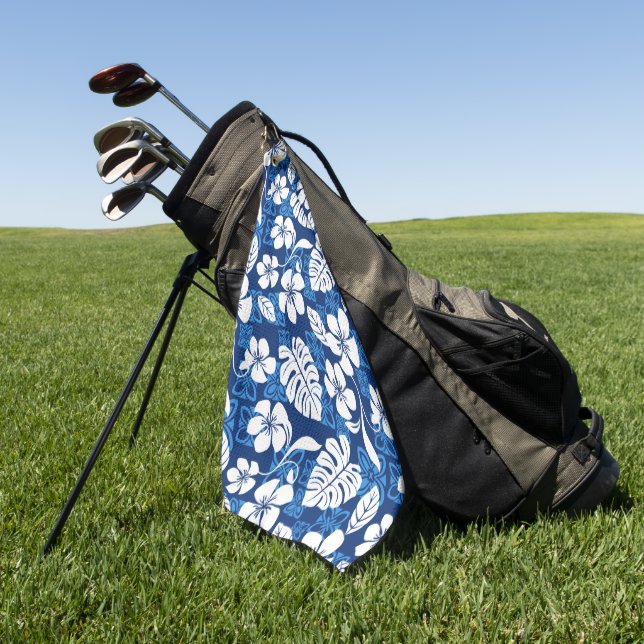 SERVIETTE DE GOLF ALOHA VENDREDI (BLEU) (Vert)