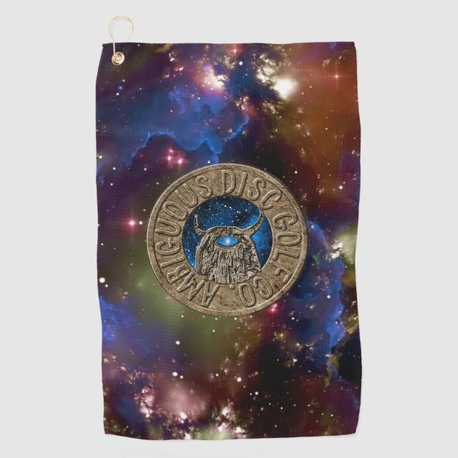Serviette De Golf Ambiguous Disk Golf Co. Disquette (Devant)