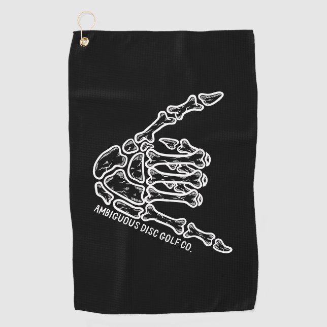 Serviette De Golf Ambiguous Disk Golf Co. Disquette (Devant)
