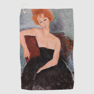 Serviette De Golf Amedeo Modigliani - Robe de soirée pour filles rou