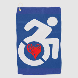 Serviette De Golf Amour Handicap