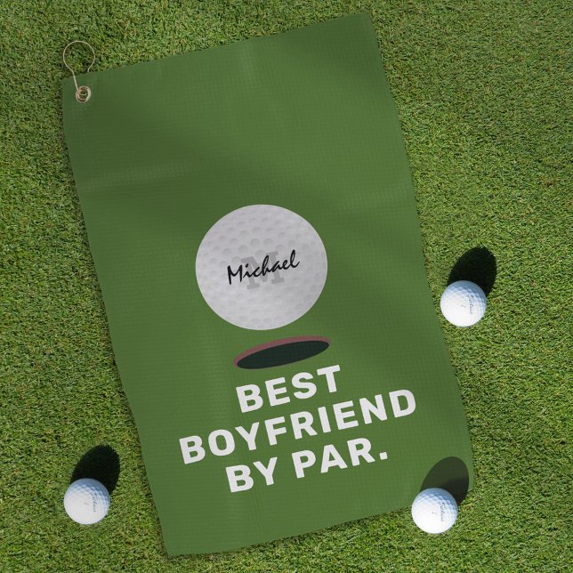 Serviette De Golf Amusant Meilleur Garçon Par Par (Créateur téléchargé)