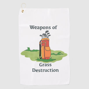 Serviette de golf amusante