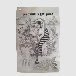 Serviette De Golf Anciens Aliens, Anubis