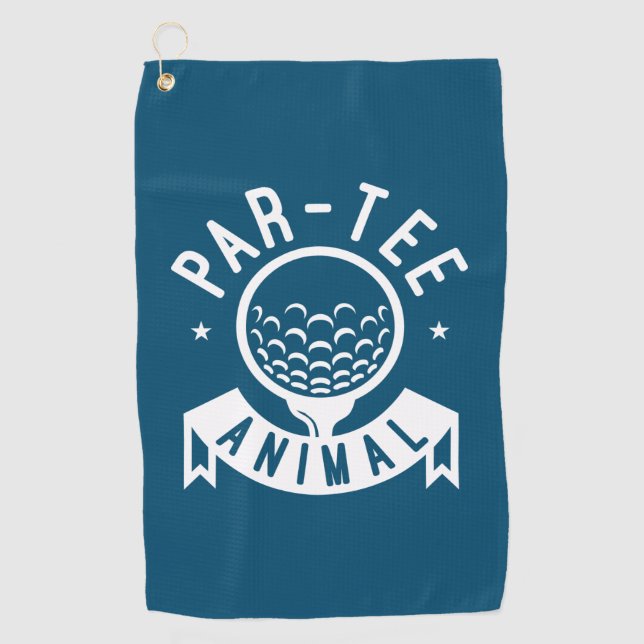 Serviette De Golf Animal Par-Tee (Devant)