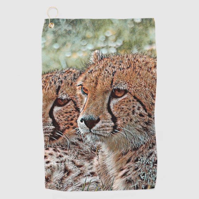 Serviette De Golf AnimalMix_Cheetah_031 (Devant)