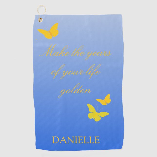 Serviette De Golf Années dorées (Devant)