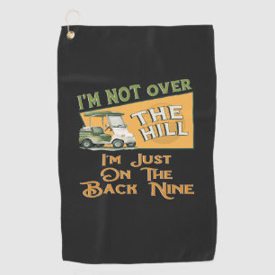 Serviette De Golf Anniversaire Drôle Sur La Colline Golf