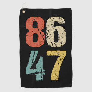 Serviette De Golf Anti-Trump - 86 47 I