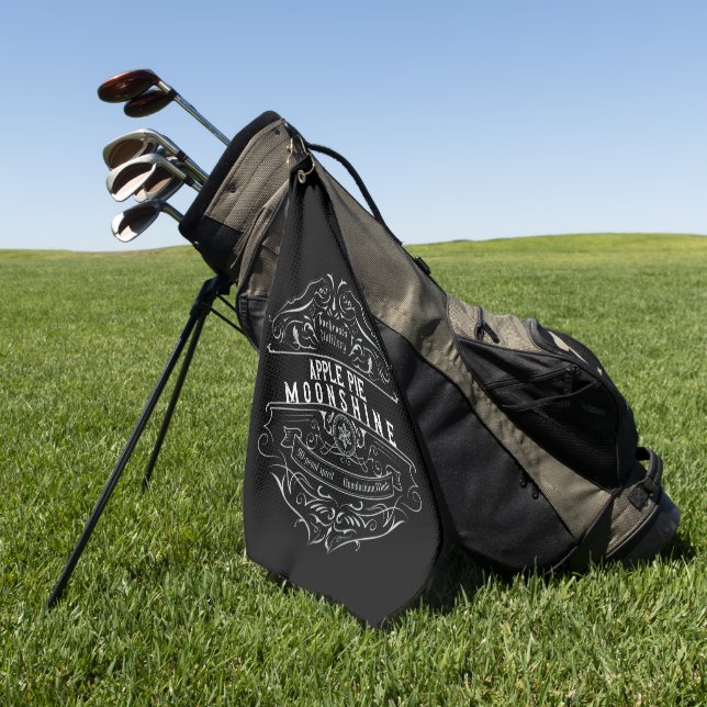 Serviette De Golf Appalachia Moonshine Étiquette (Vert)