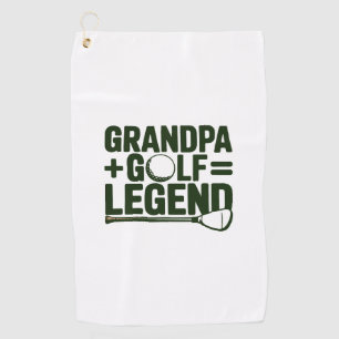Serviette De Golf Appelle-Moi Grand-Père, Regarde-Moi Golf