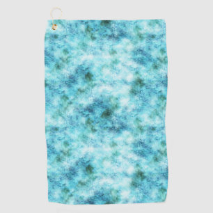 Serviette De Golf Aqua Blue Green Abstrait