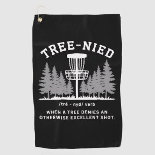 Serviette De Golf Arbre Nied Disc Golf Drôle Stupide Tree-nied 