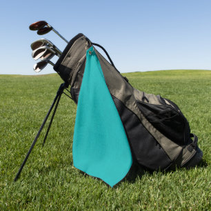 Serviette De Golf Arrière-plan texturé sarcelle visuellement calme e