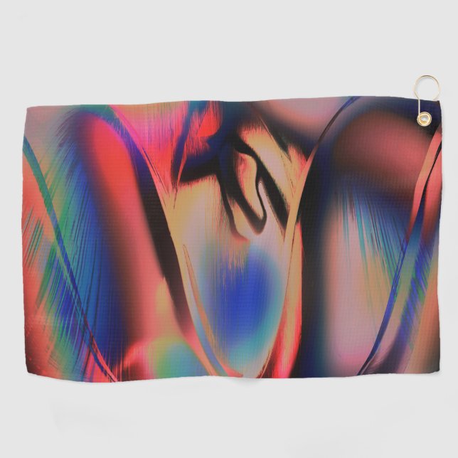 Serviette De Golf Artificiel en fin d'après-midi, style gonflé (Horizontal)