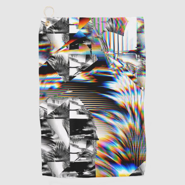 Serviette De Golf Attaque arc-en-ciel (Devant)