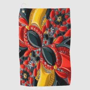 Serviette de golf aux couleurs allemandes