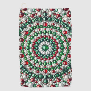 Serviette de golf aux couleurs italiennes