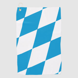 Serviette de golf avec drapeau de Bavière, Allemag