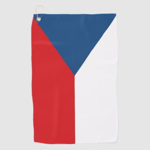 Serviette de golf avec drapeau de Czechia