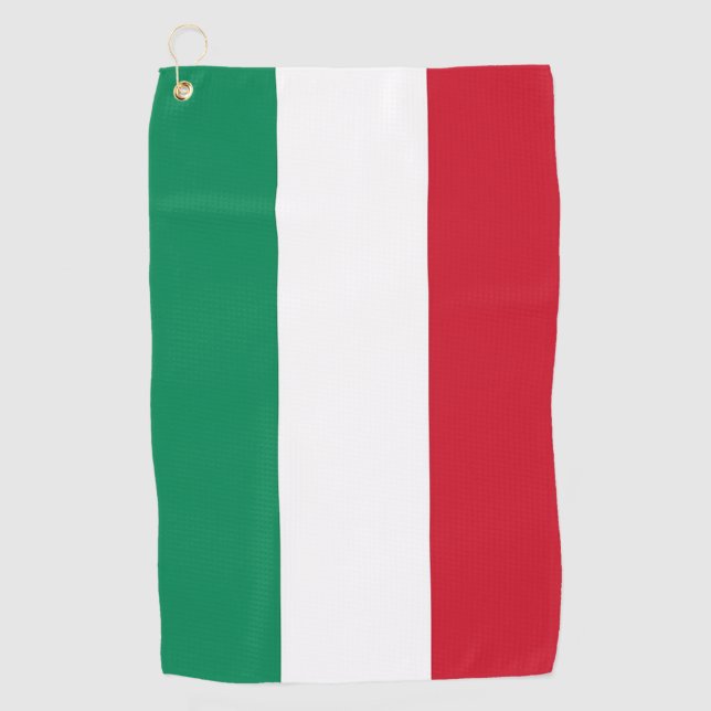 Serviette de golf avec drapeau de la Hongrie (Devant)