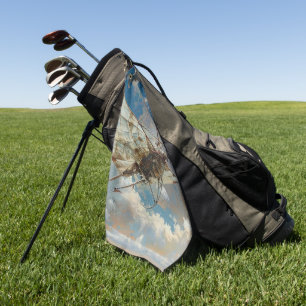 Serviette De Golf avion de libellule