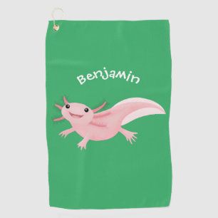 Serviette De Golf axolotl rose pâle