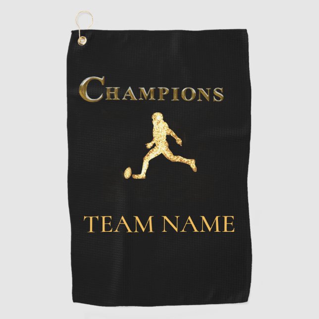 SERVIETTE DE GOLF BALLON DE FOOT AMÉRICAIN (Devant)