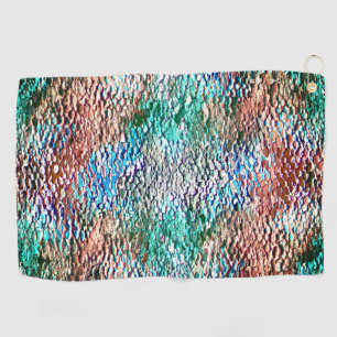 Serviette De Golf Base de pierre recouverte de mortier rustique et d