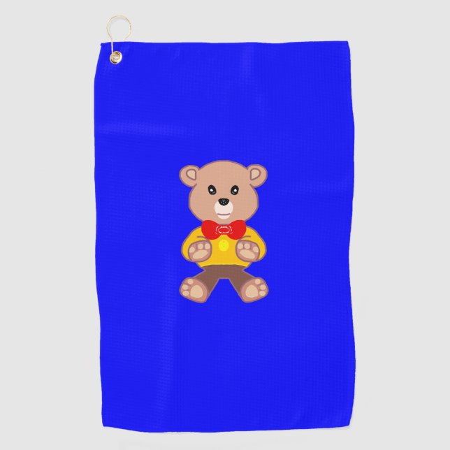 Serviette De Golf Bear Blue (Devant)