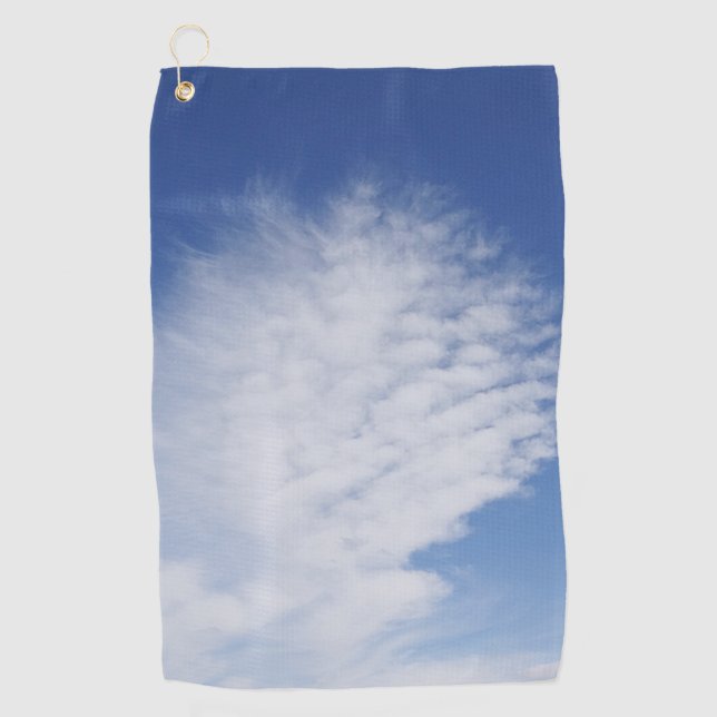 Serviette De Golf Beau nuage (Devant)