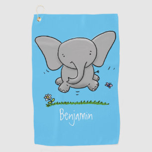 Serviette De Golf Belle adorable dessin d'éléphant bébé