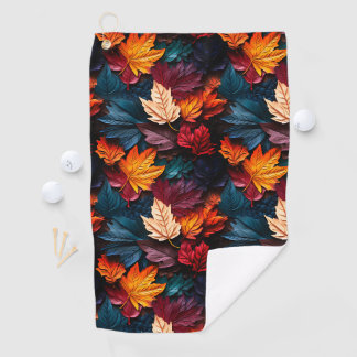 Serviette De Golf Belles feuilles automnales