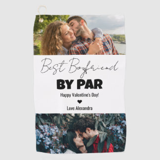Serviette De Golf Best Boyfriend By Par Happy Valentines Day Golfer