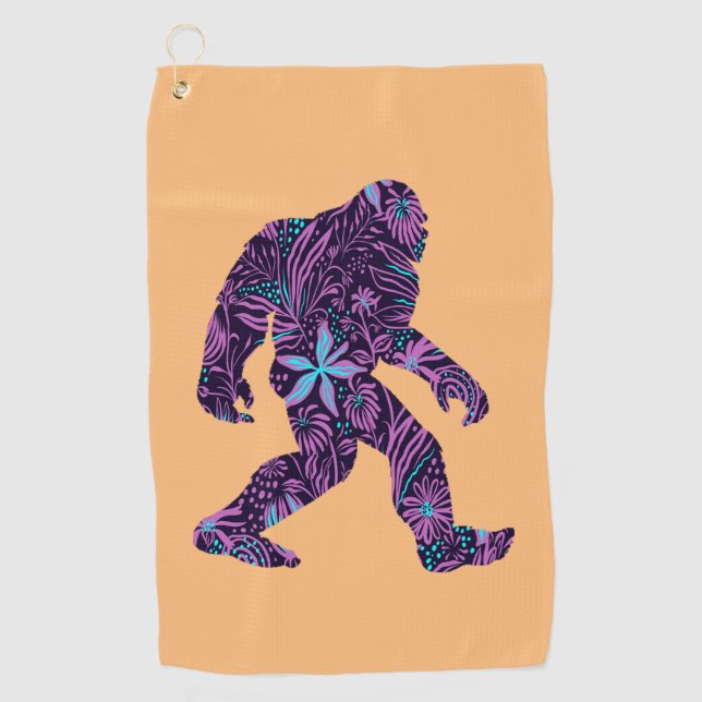 SERVIETTE DE GOLF BIGFOOT FLORAL (Devant)