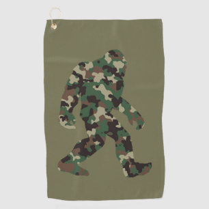 Serviette De Golf Bigfoot Sasquatch Camo