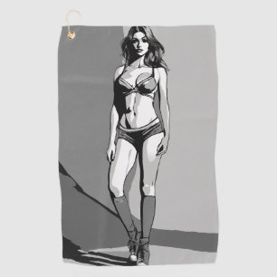 Serviette De Golf Bikini Girl