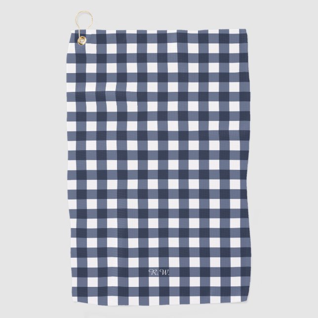 Serviette De Golf  bleu marine (Devant)
