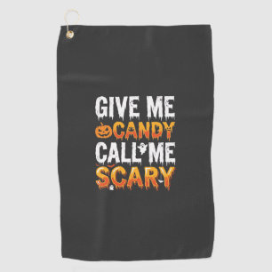 Serviette De Golf Bonbons Halloween Création Fantôme Effrayant_1