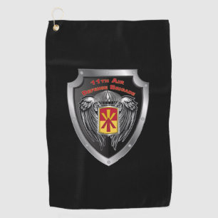 Serviette De Golf Bouclier Customisé de la 11e brigade de défense aé