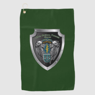 Serviette De Golf Bouclier du 19e Groupe des forces spéciales (aérop