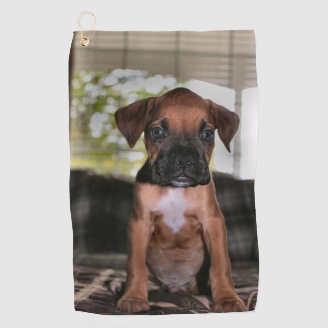 Serviette De Golf Boxer Baby (Devant)