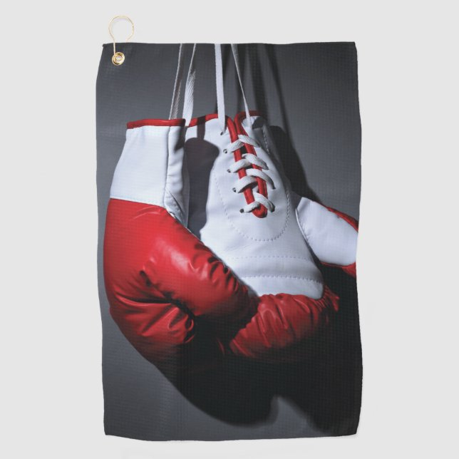 Serviette De Golf Boxing gloves (Devant)