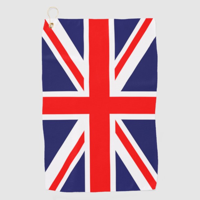 serviette de golf British Flag (Devant)