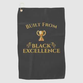 Serviette De Golf Built From Black Excellence Legacy 