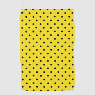 Serviette De Golf Bumblebee Black Spots Jaune Bumble Bee Animal
