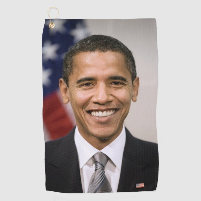 Serviette De Golf Bureau du président élu Barack Obama (Devant)