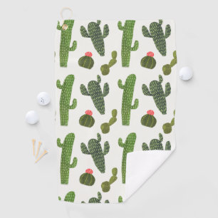 Serviette De Golf Cactus mignon de la collection de Llamarama