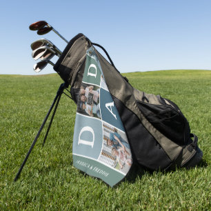 Serviette De Golf Cadeau photo moderne 'DAD' 3