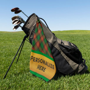Serviette De Golf Cadeaux de golf Tartan Plaid pour tous